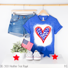 Load image into Gallery viewer, Patriotic Leopard Heart #BS1800

