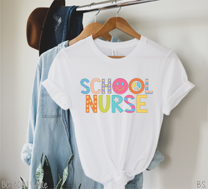 Peace Love School Nurse #BS3284