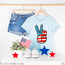 Load image into Gallery viewer, Peace Sign 4th of July American Flag #BS3252
