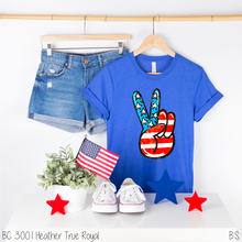 Load image into Gallery viewer, Peace Sign 4th of July American Flag #BS3252

