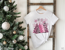 Load image into Gallery viewer, Pink Leopard Christmas Trees #BS2324
