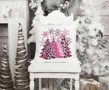 Load image into Gallery viewer, Pink Leopard Christmas Trees #BS2324
