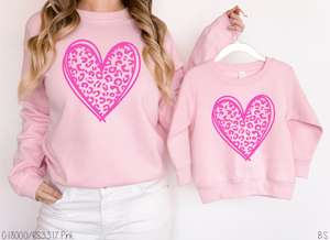 Pink Leopard Heart #BS4080