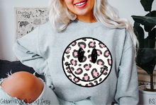 Load image into Gallery viewer, Pink &amp; Black Leopard Smiley Face #BS5226
