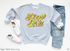 Play Ball Softball Retro #BS2735