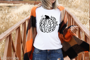 Youth Polka Dot Happy Fall Pumpkin #BS3732YOUTH