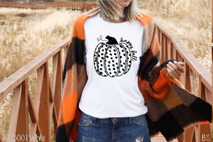 Polka Dot Happy Fall Pumpkin Adult #BS3732