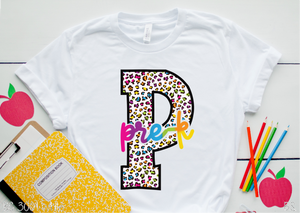 Pre-K Bright Leopard Letters #BS3374