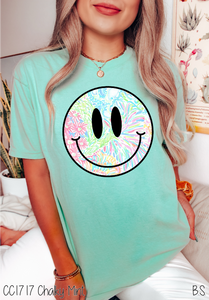 Preppy Pink Smiley Face #BS5396