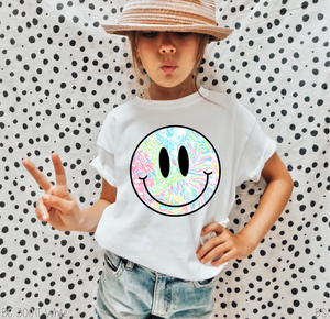 Preppy Pink Smiley Face #BS5396