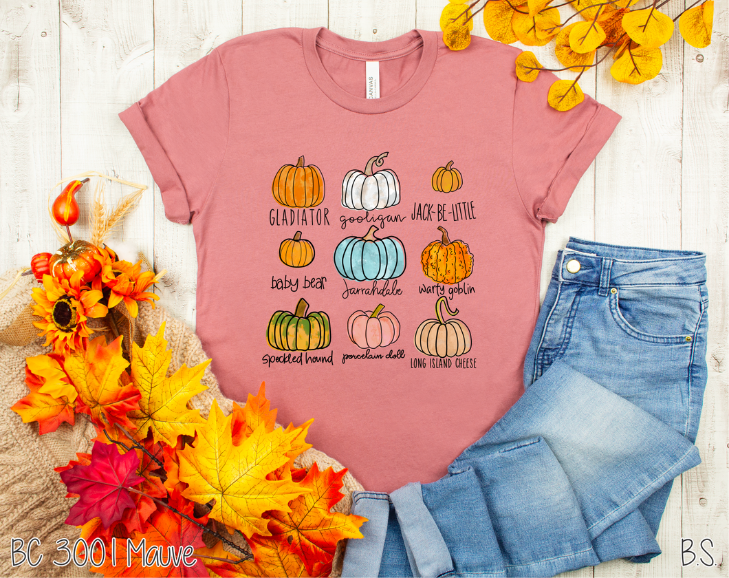 Pumpkin Names Full Color #BS190
