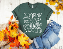 Load image into Gallery viewer, Pumpkin Spice Makes Everything Nice #BS116
