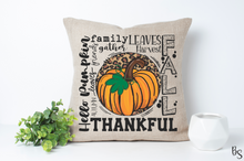 Load image into Gallery viewer, Pumpkin Thankful Leopard Typo #BS2336
