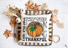 Load image into Gallery viewer, Pumpkin Thankful Leopard Typo #BS2336
