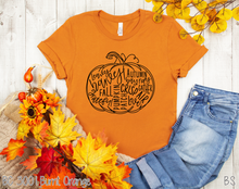 Load image into Gallery viewer, Pumpkin Word Art #BS515
