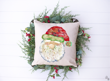 Load image into Gallery viewer, Red &amp; Green Watercolor Santa #BS3966
