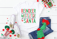 Load image into Gallery viewer, Reindeer Snowman Mistletoe Presents &amp; Santa #BS2299
