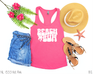 Retro Beach Bum With Palm #BS5409