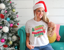 Load image into Gallery viewer, Retro Christmas Thick Thighs Christmas Vibes #BS3926
