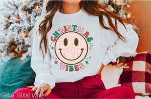 Retro Christmas Vibes Smiley Face #BS3722