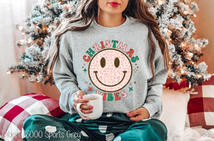 Retro Christmas Vibes Smiley Face #BS3722