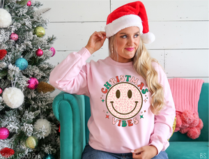 Retro Christmas Vibes Smiley Face #BS3722