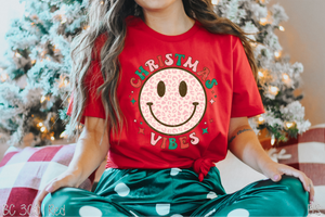 Retro Christmas Vibes Smiley Face #BS3722