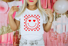 Load image into Gallery viewer, Retro Heart Background Smiley Face #BS5013
