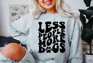 Retro Less People More Dogs #BS4041