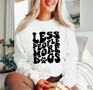 Retro Less People More Dogs #BS4041