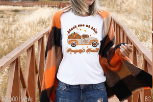 Retro Meet Me At The Pumpkin Patch Truck #BS3440