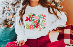 Retro Merry & Bright Groovy Floral #BS4008