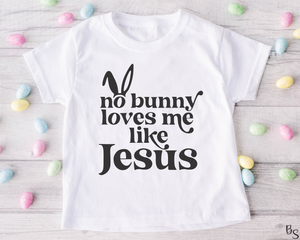 Retro No Bunny Loves Me Like Jesus #BS2891