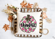 Load image into Gallery viewer, Rose Pattern Thankful Pumpkin #BS3613

