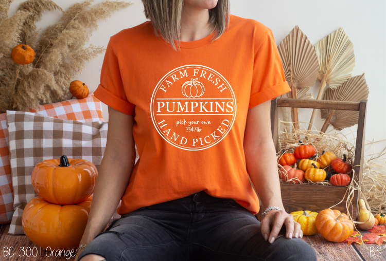 Round Farm Fresh Pumpkins #BS3733