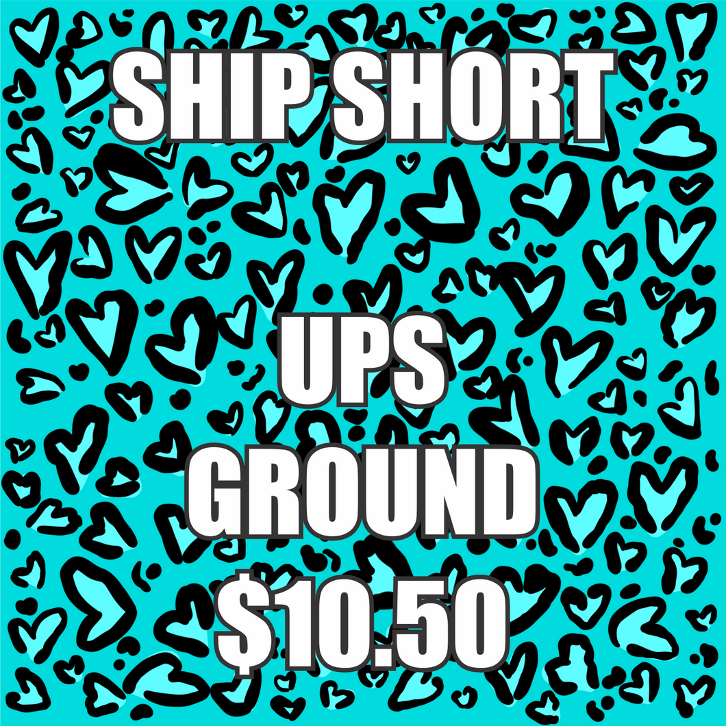 Ship Short UPS Ground Postage