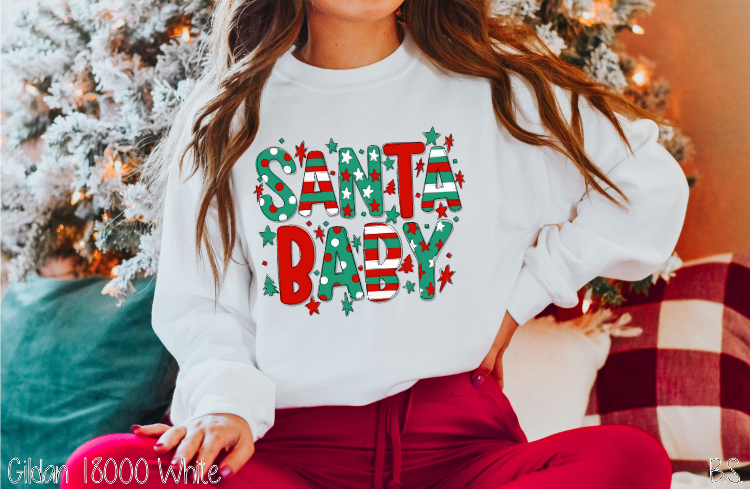 Santa Baby Red & Green #BS3809