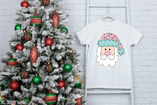 Load image into Gallery viewer, Santa Polka Dot Hat Pink &amp; Blue #BS2390
