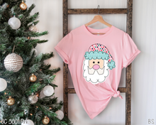 Load image into Gallery viewer, Santa Polka Dot Hat Pink &amp; Blue #BS2390
