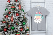 Load image into Gallery viewer, Santa Polka Dot Hat Pink &amp; Blue #BS2390
