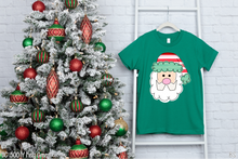 Load image into Gallery viewer, Santa Stripe Hat Red &amp; Green #BS2389
