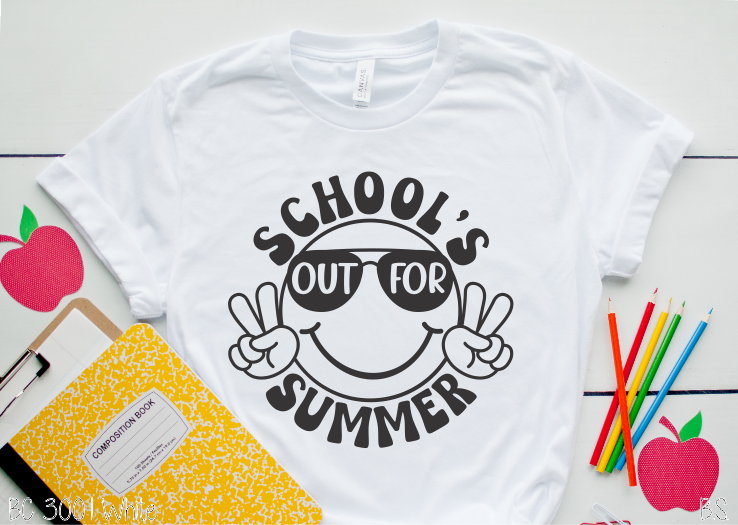 School's Out For Summer Smiley #BS5444