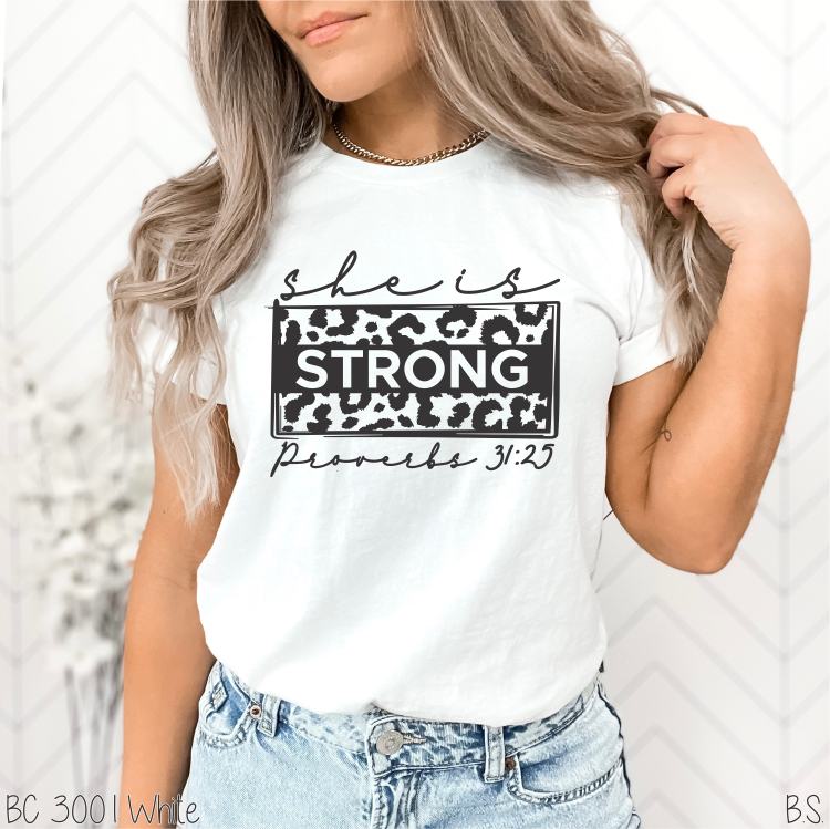 She Is Strong Leopard Box #BS5271