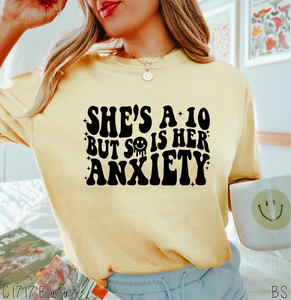 She's A 10 But Her Anxiety #BS5391