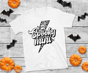 Spooky Mama Skull Leopard Lightning Bolt #BS3418