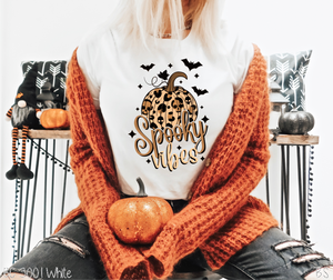 Spooky Vibes Leopard Pumpkin #BS3404