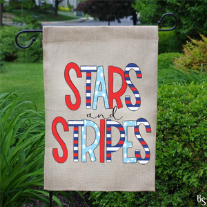 Stars And Stripes Doodle Letters #BS3138