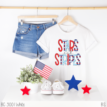 Load image into Gallery viewer, Stars And Stripes Doodle Letters #BS3138
