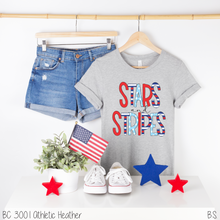 Load image into Gallery viewer, Stars And Stripes Doodle Letters #BS3138
