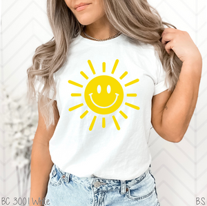 Exclusive Sun Smiley Face Puff #BS5453
